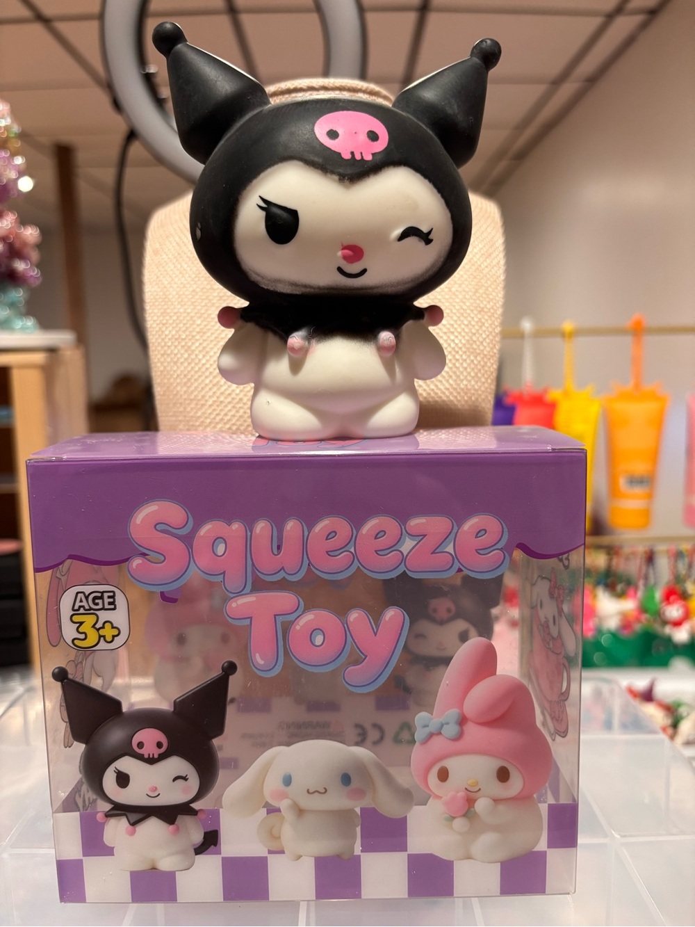 Kuromi Black & White Squishy